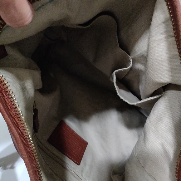 Coach Brown Leather Bucket Bag - Picture 6 of 6